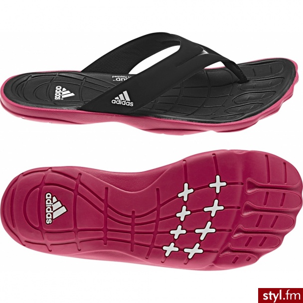 Adidas Klapki japonki AdiPure Thong SC W Q23262 405 - Klapki Buty Moda