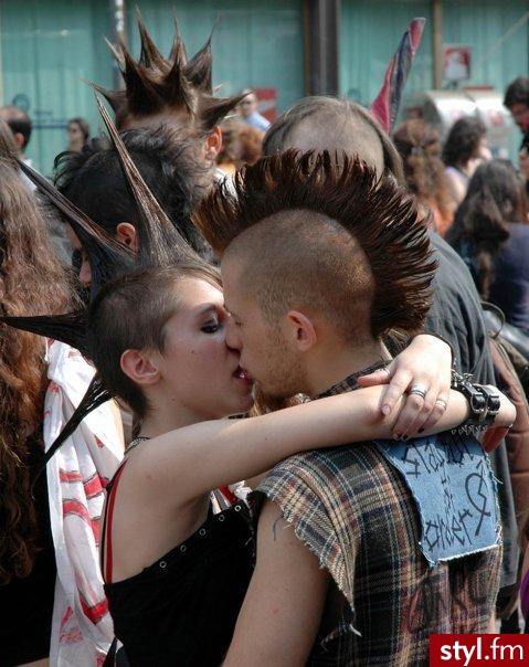 Punk Rock Alternatywne Średnie Fryzury