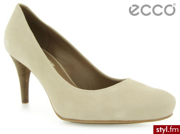 Ecco LISBON 80 MM SEASAME - Czółenka Buty Moda