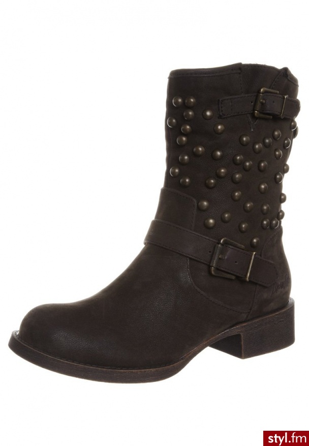 Blowfish KRUSH Botki kowbojki i motocyklowe brązowy (BF3160) - Botki Buty Moda