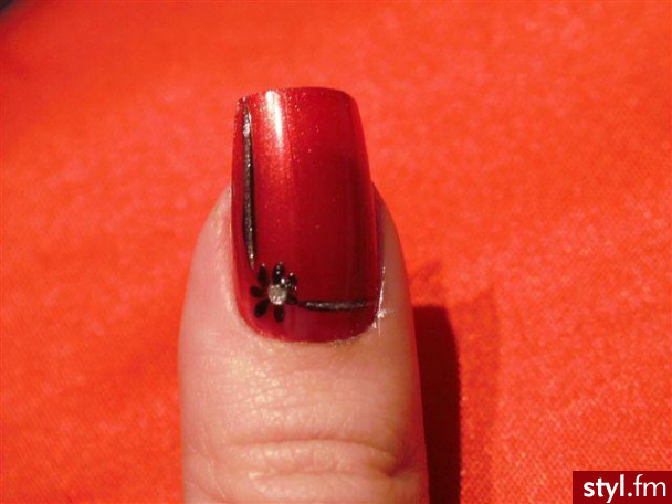 Autor: Thalia czerwony. Autor: <b>Thalia</b><br /> - Paznokcie