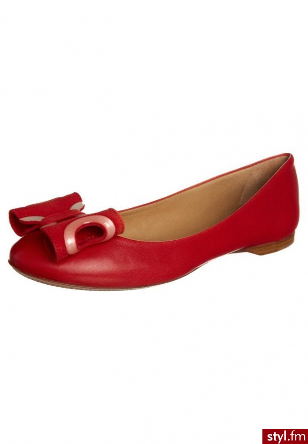 Eva Turner PLONGE Baleriny czerwony - Balerinki Buty Moda