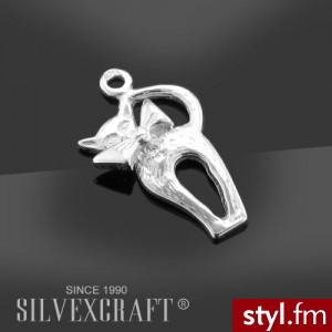 Charms kotek srebro próba 925 - Wisiorki Biżuteria Moda