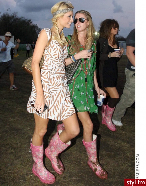 Paris i Nicky Hilton - Moda uliczna Inne Moda