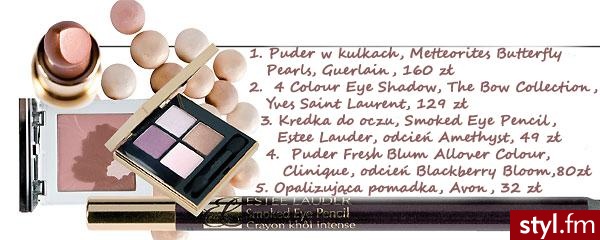 Tchnięte fioletem - Makijaże