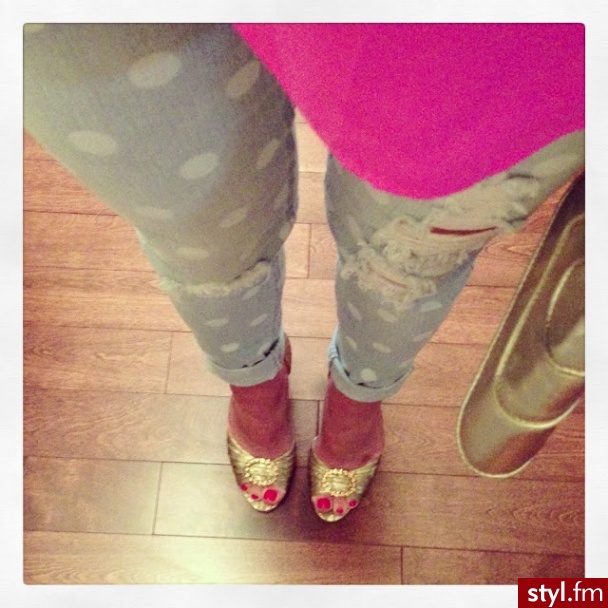 Jeansy Spodnie Moda