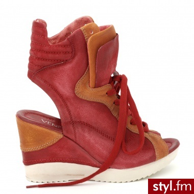 Venezia SANDAŁY NA KOTURNIE 859009 MAGCU - Koturny Buty Moda