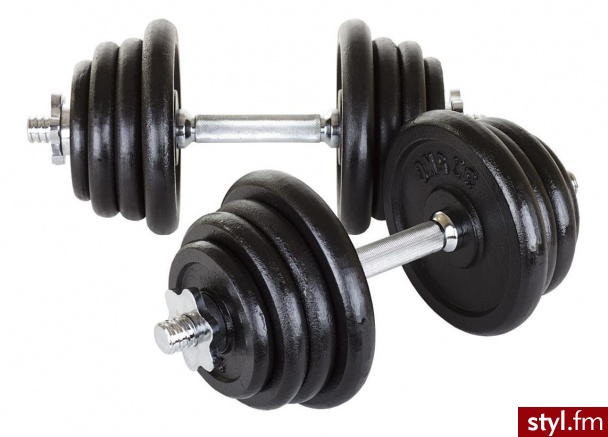 Hop-Sport Hantle Żeliwne 2 X 20Kg - Bransoletki Biżuteria Moda