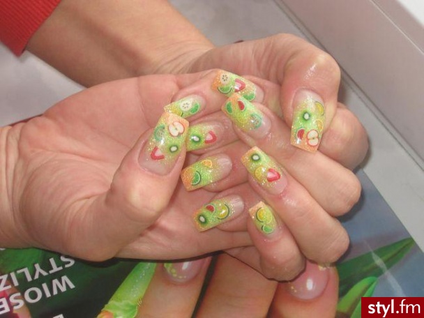 Moje pazurki wykonane przez Iwone z Bytomia. - Paznokcie