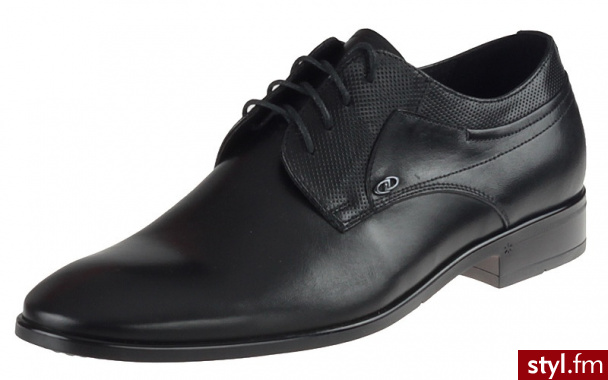 Domeno Półbuty 2183 Czarne N270 - Półbuty Buty Moda