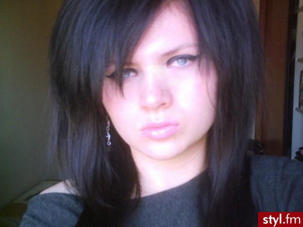 EMO Alternatywne Średnie Fryzury