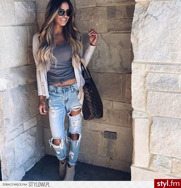 Jeansy Spodnie Moda