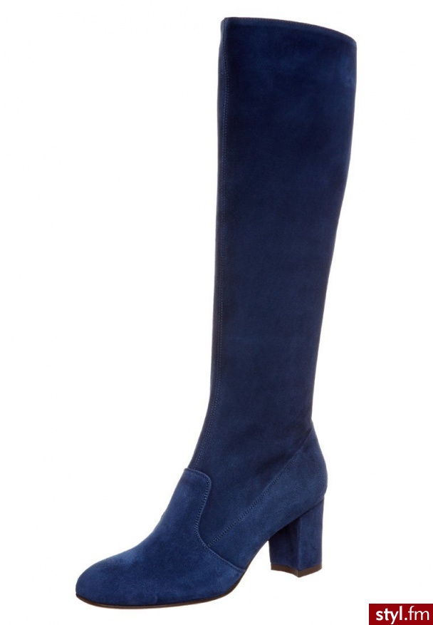 L’Autre Chose Kozaki niebieski (LD9795.70WP00540) - Kozaki Buty Moda