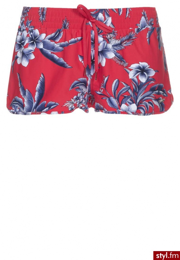 Seafolly TROPICAL BEAT Dół od bikini czerwony - Na plażę Bielizna Moda