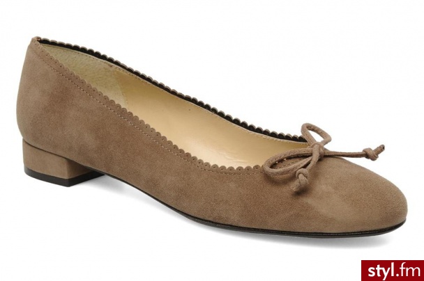 Valensi Balerinki Vavotte (Brązowy) - Balerinki Buty Moda