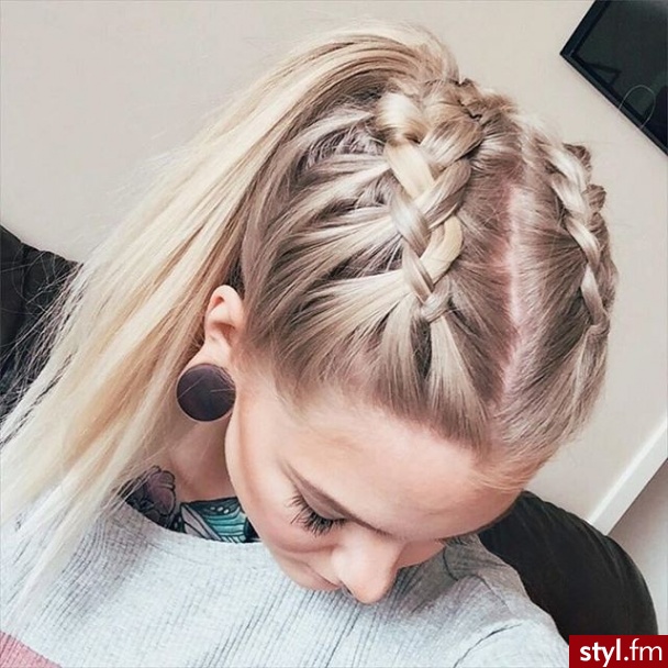 Blond Upięcie Proste Na co dzień Długie Fryzury