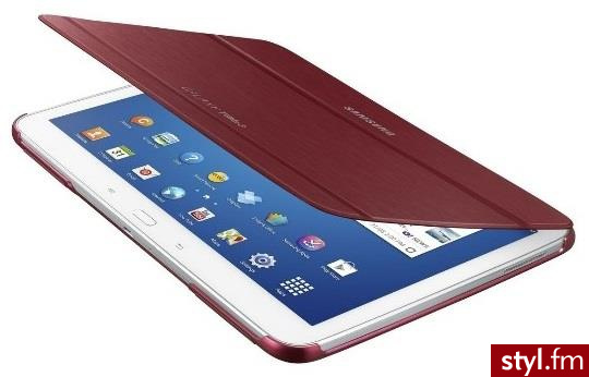 Samsung Etui składane do Galaxy Tab3 10.1 czerwone (EF-BP520BREGWW) - Portfele i etui Dodatki Moda
