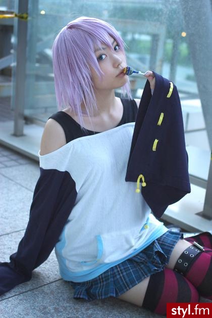 Cosplay Mizore. Mizore z Rosario+Vampire specjalnie dla Yum! ;3 - Krótkie Fryzury