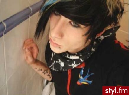 EMO Alternatywne Średnie Fryzury