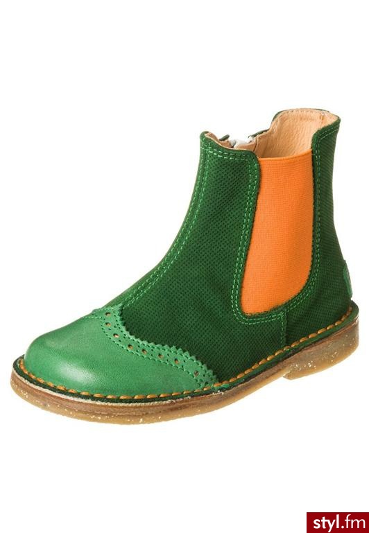 Ocra Botki zielony - Botki Buty Moda