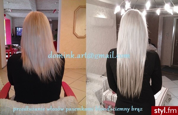 Blond Rozpuszczone Proste Na co dzień Długie Fryzury