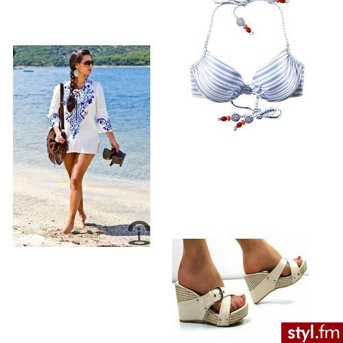 stylowa torebka. spacer po plaży - Pozostałe Torebki Moda