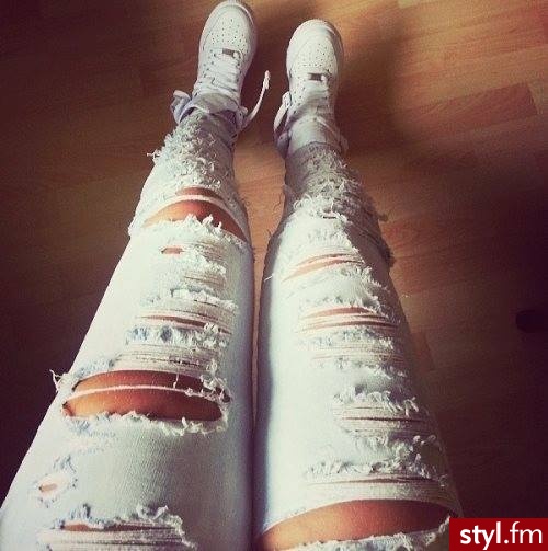 Jeansy Spodnie Moda