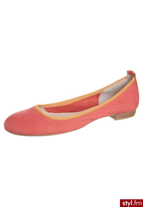 Donna Carolina Baleriny różowy - Balerinki Buty Moda