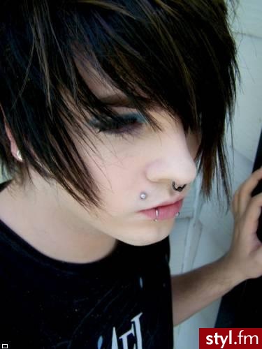 EMO Alternatywne Średnie Fryzury
