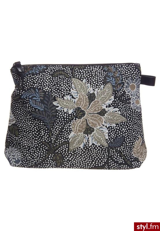 Ceannis FLOWER LINEN BLACK COLLECTION Kosmetyczka czarny - Kosmetyki