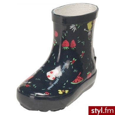 PLAYSHOES Kalosze z owocami różnokolorowy - Kalosze Buty Moda