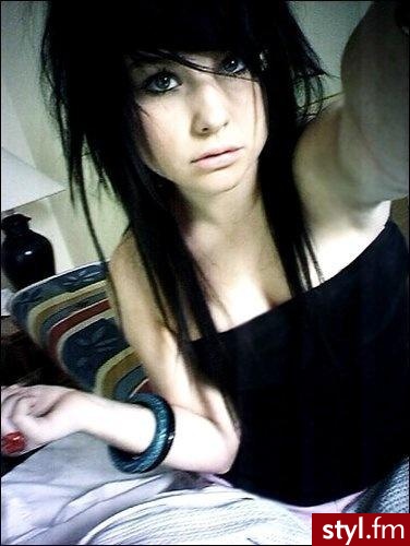EMO Alternatywne Średnie Fryzury