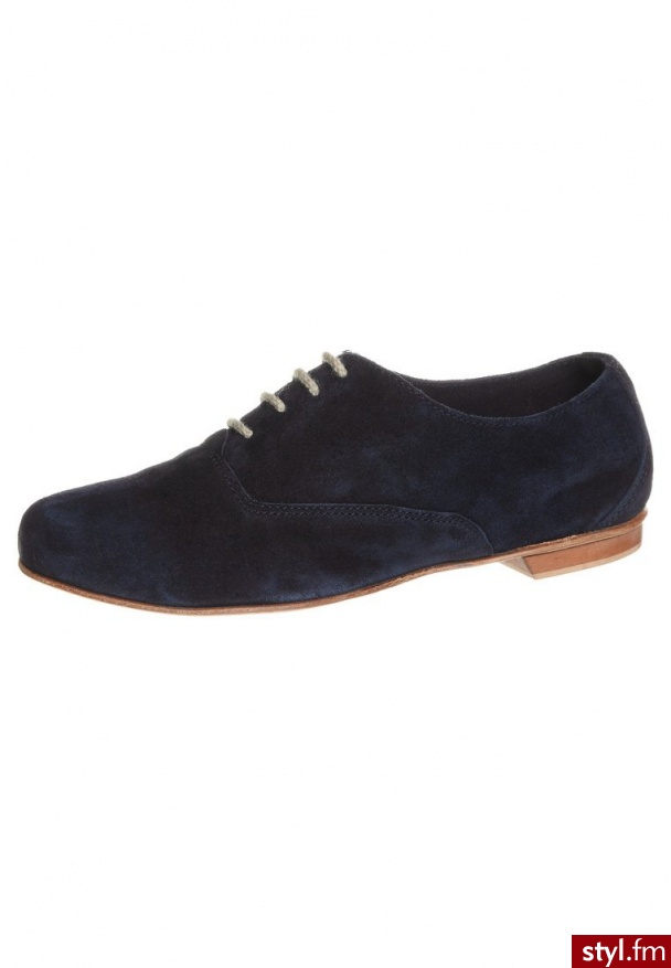 Fred de la Bretoniere Oksfordki niebieski FWO09.110001 - Pozostałe Buty Moda