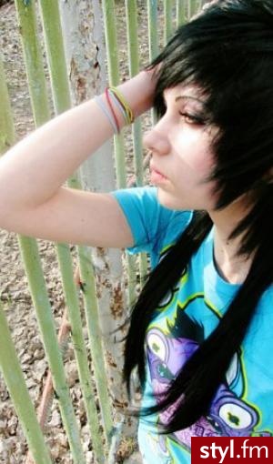 EMO Alternatywne Średnie Fryzury