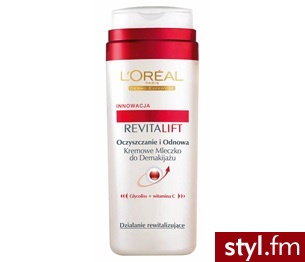 LOREAL Dermo Expertise - mleczko do demakijażu twarzy Revitalift 200 ml - Emu Buty Moda