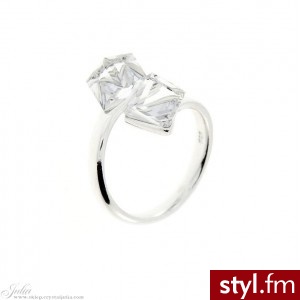 Crystal Julia Pierścionek z pereł Swarovski - P48416PC  - - Pierścionki Biżuteria Moda