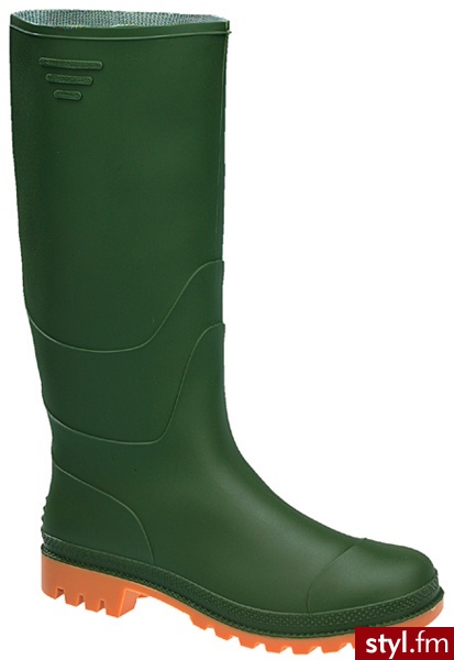Issa Kalosze Pvc Zielone 06310 - Kalosze Buty Moda