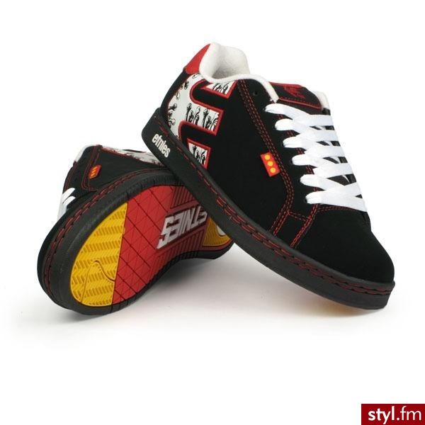 http://www.rockmetalshop.pl/product-pol-36481-buty-ETNIESFADER-BLACKWHITERED-ETNIE065.html - Pozostałe Buty Moda