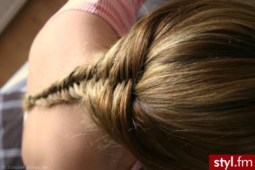Blond Warkocze Proste Na co dzień Długie Fryzury