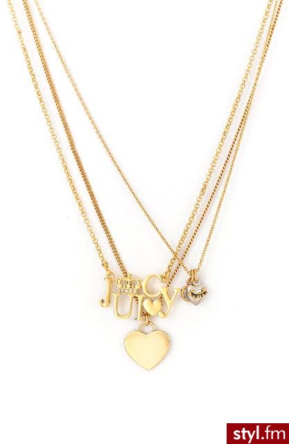 potrójny wisiorek Juicy Couture - 88$ - Pozostałe Dodatki Moda
