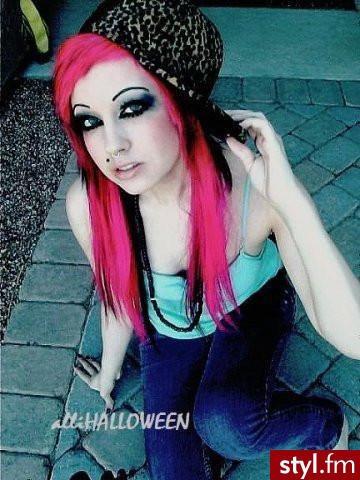 EMO Alternatywne Średnie Fryzury