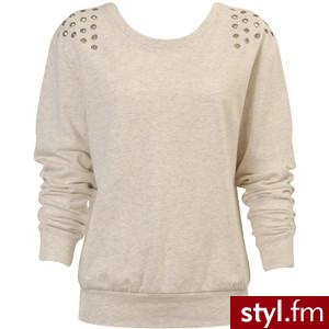 Grommet Studded Pullover - Forever21 - Polyvore. Pobrano ze strony: http://www.polyvore.com/grommet_studded_pullover/thing?id=15323986 - Pozostałe Ciuchy Moda