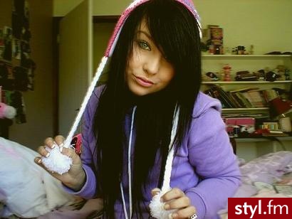 EMO Alternatywne Średnie Fryzury
