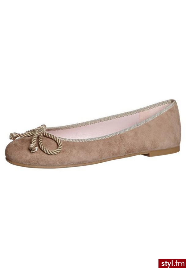 Pretty Ballerinas ANGELIS Baleriny brązowy - Balerinki Buty Moda