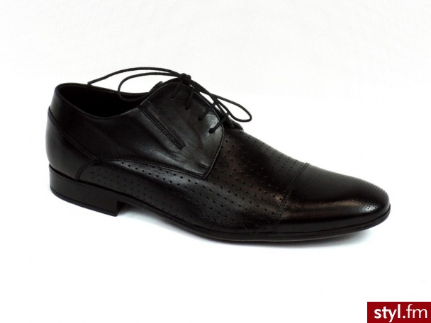Trio Półbuty wizytowe 1260411M - Półbuty Buty Moda