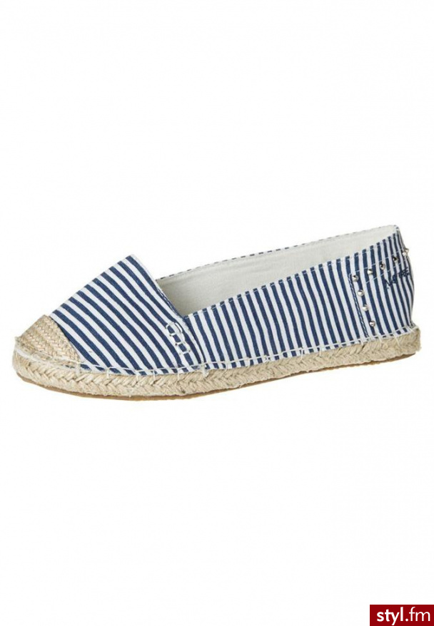 Amy Gee Espadryle niebieski - Pozostałe Buty Moda
