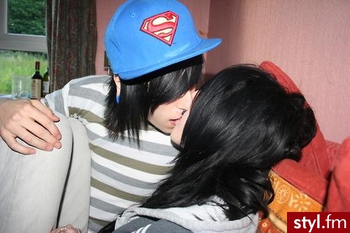 EMO Alternatywne Średnie Fryzury