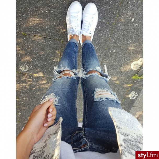 Jeansy Spodnie Moda