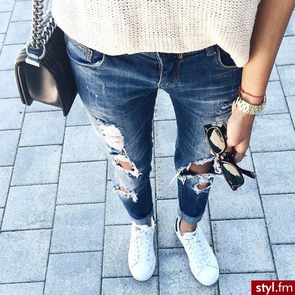 Jeansy Spodnie Moda
