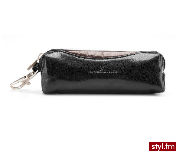 VIP COLLECTION ETUI NA KLUCZE PRESTIGE CZARNE CZARNY (V05-02-169-14) - Portfele i etui Dodatki Moda